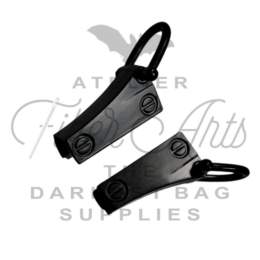 Side Clips - Matte Black - 2 pcs at Atelier Fiber Arts