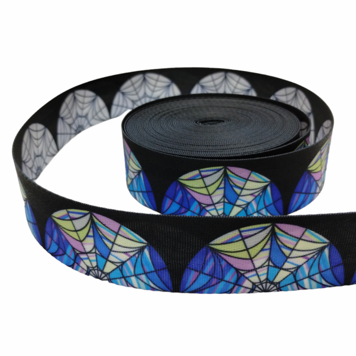 Allergic to Color Webbing - 2 sizes, sold by the meter 38mm 1.5" Atelier Fiber Arts