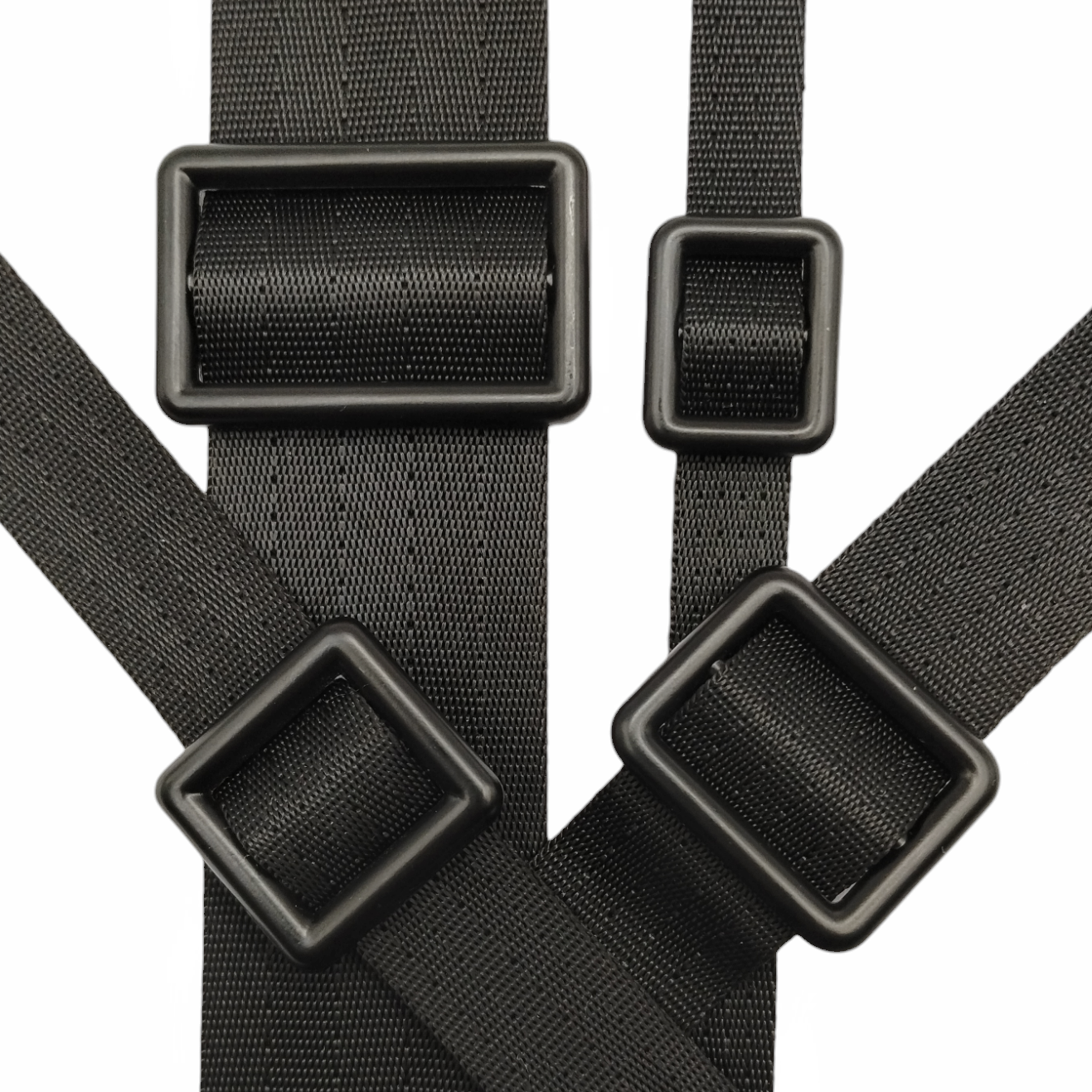 THICC Strap Slider - 38mm (1.5in) - Matte Black - 2pcs at Atelier Fiber Arts