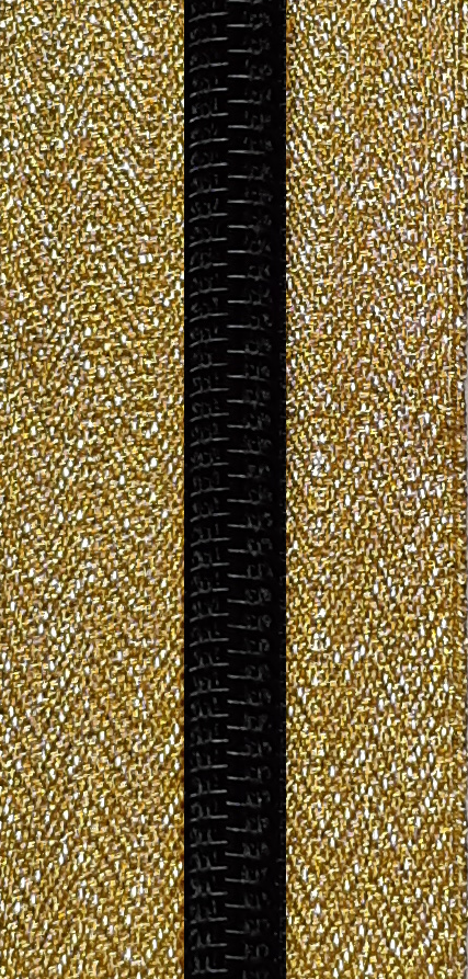 #5 Zipper - All That Glitters Is Gold - by the meter Default Title Atelier Fiber Arts
