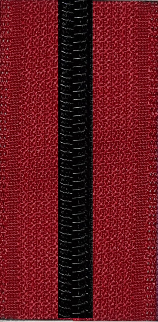 #5 Zipper - Brick Red - by the meter Atelier Fiber Arts