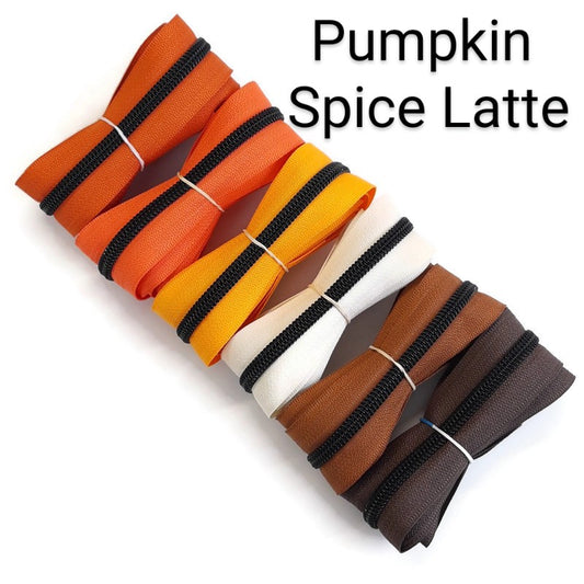 Pumpkin Spice Latté Zipper Bundle at Atelier Fiber Arts