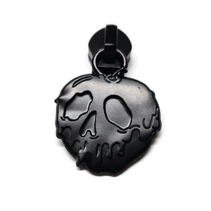 #5 Poisoned Nylon Zipper Pulls in Matte Black - 3pcs at Atelier Fiber Arts