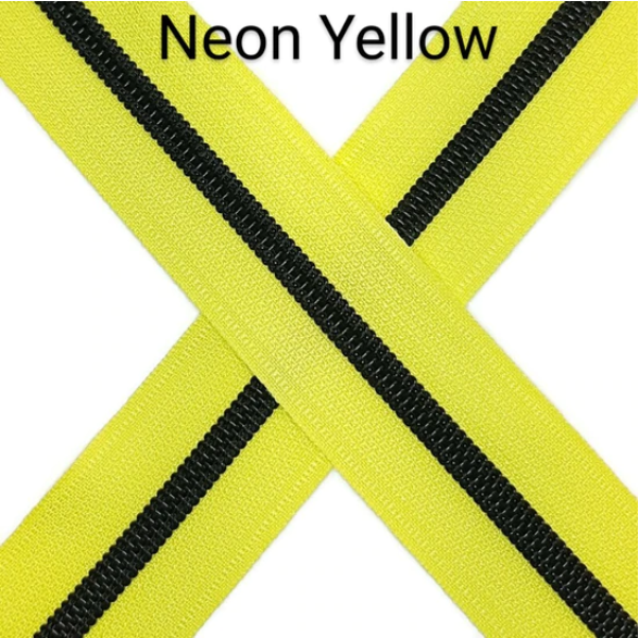 #5 Zipper - Neon Yellow Neon Yellow Atelier Fiber Arts