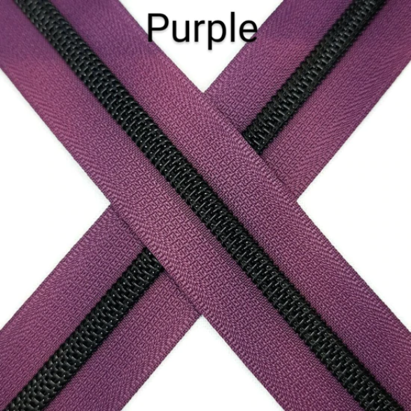 #5 Zipper - Purple - by the meter Default Title Atelier Fiber Arts