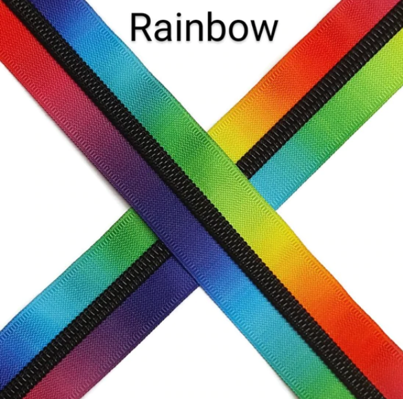 #3 Zipper - Rainbow - by the meter Default Title Atelier Fiber Arts