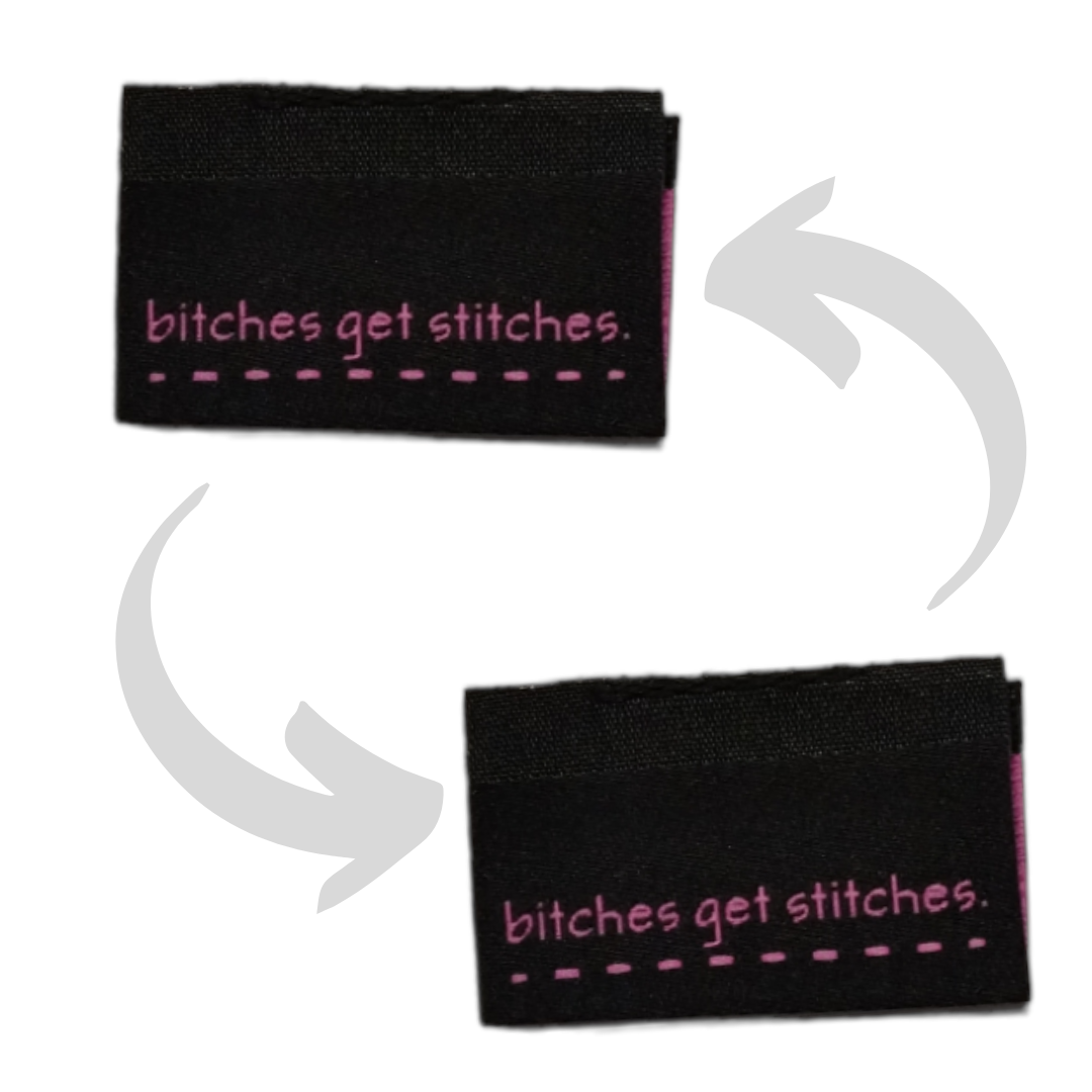 Stitches Labels - Foldover - 5pcs - (Weft + Warp Co. Exclusive Product) Atelier Fiber Arts